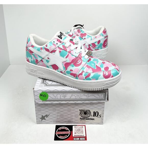 Bape Other - Size 10.5 - Bapesta Miami Exclusive Camo 1st Anniversary🏖️ BRAND NEW!